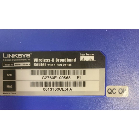 Linksys WRT54GS Wireless-G Router Broadband  2.4GHz Speed Booster - Picture 10 of 10